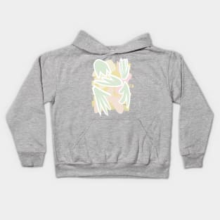 Pastel Cut Outs Shapes #shapeart #digitalart Kids Hoodie